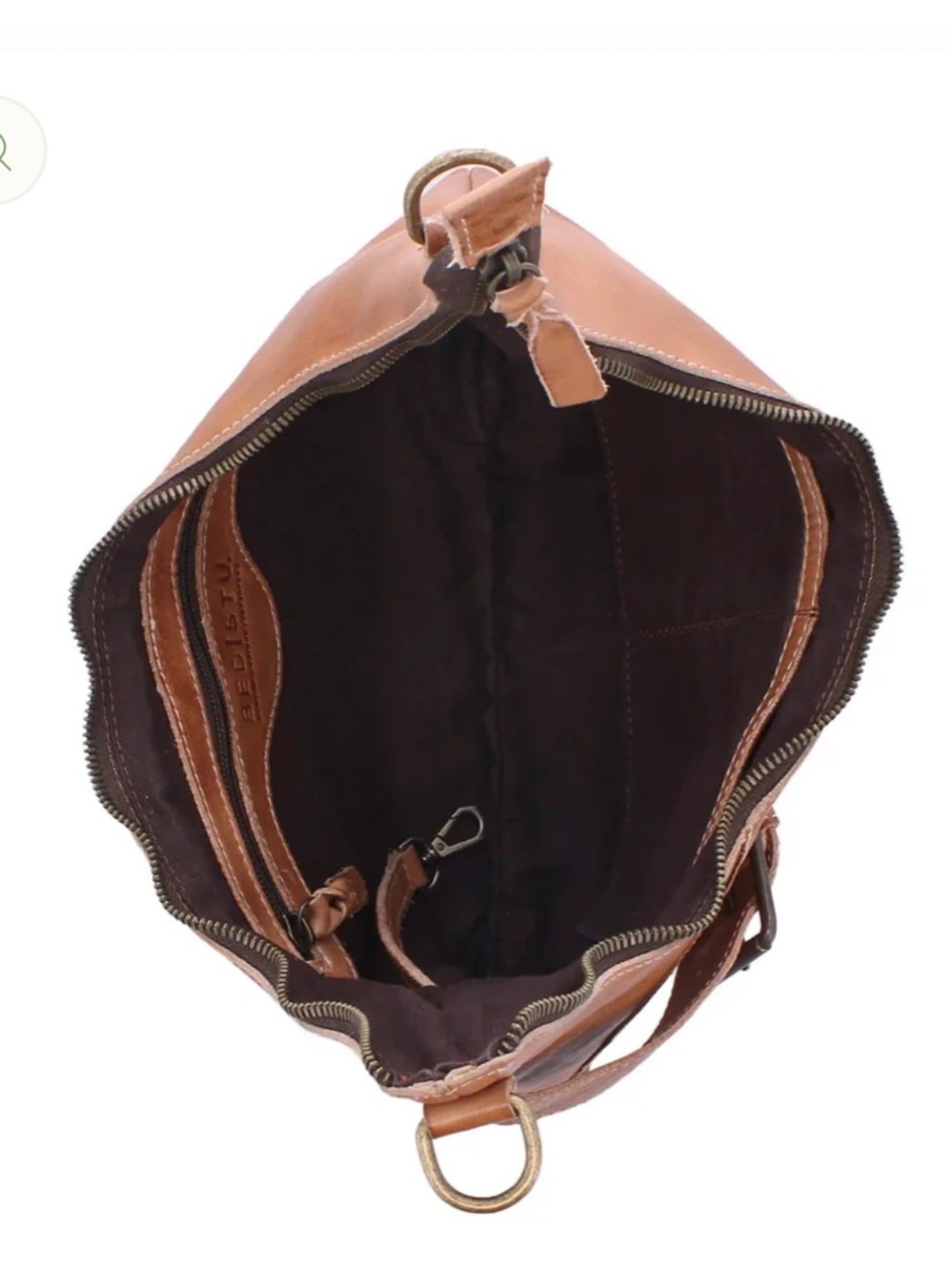 Bed Stu Seemly Leather Shoulder Bag in Tan Rustic New without tags Nwot - Picture 8 of 9